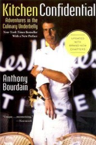 Book cover, Kitchen Confidential: Adventures in the Culinary Underbelly